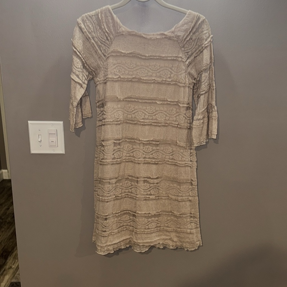 Cream Rabbit Rabbit Rabbit dress in 6P - Picture 3 of 13